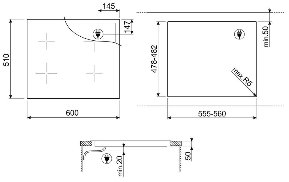 Smeg SIM3644N