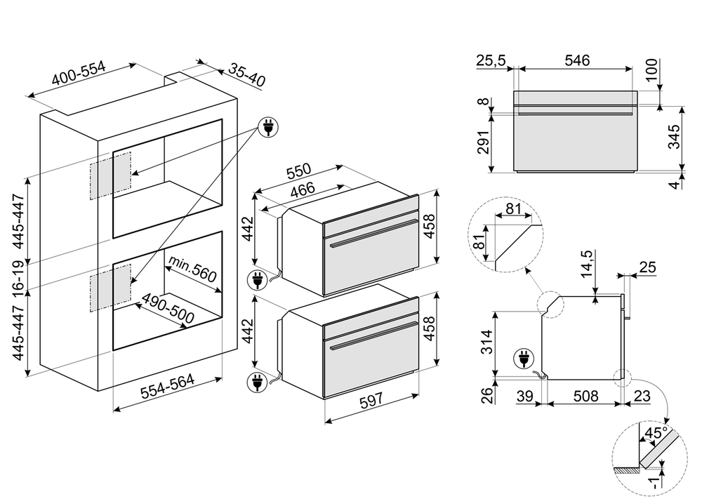 Smeg SO4102S3B3
