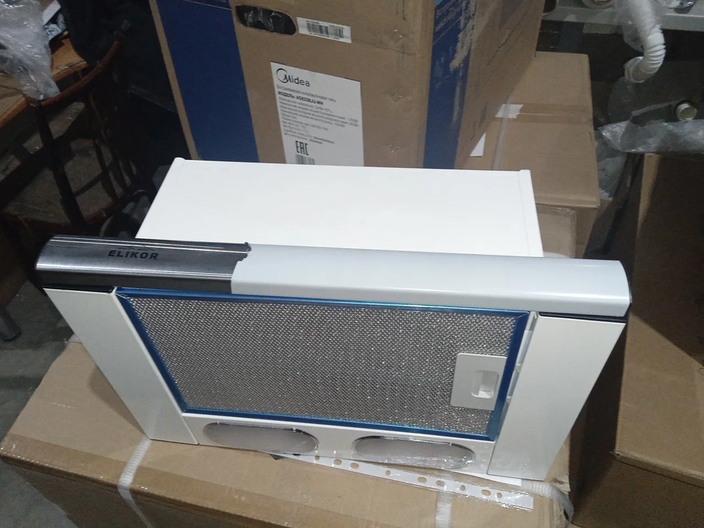 Уценка Elikor Интегра 45П-400-В2Л белый/нерж