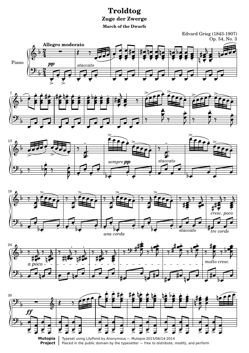 «Шествие гномов», Op. 54 №3