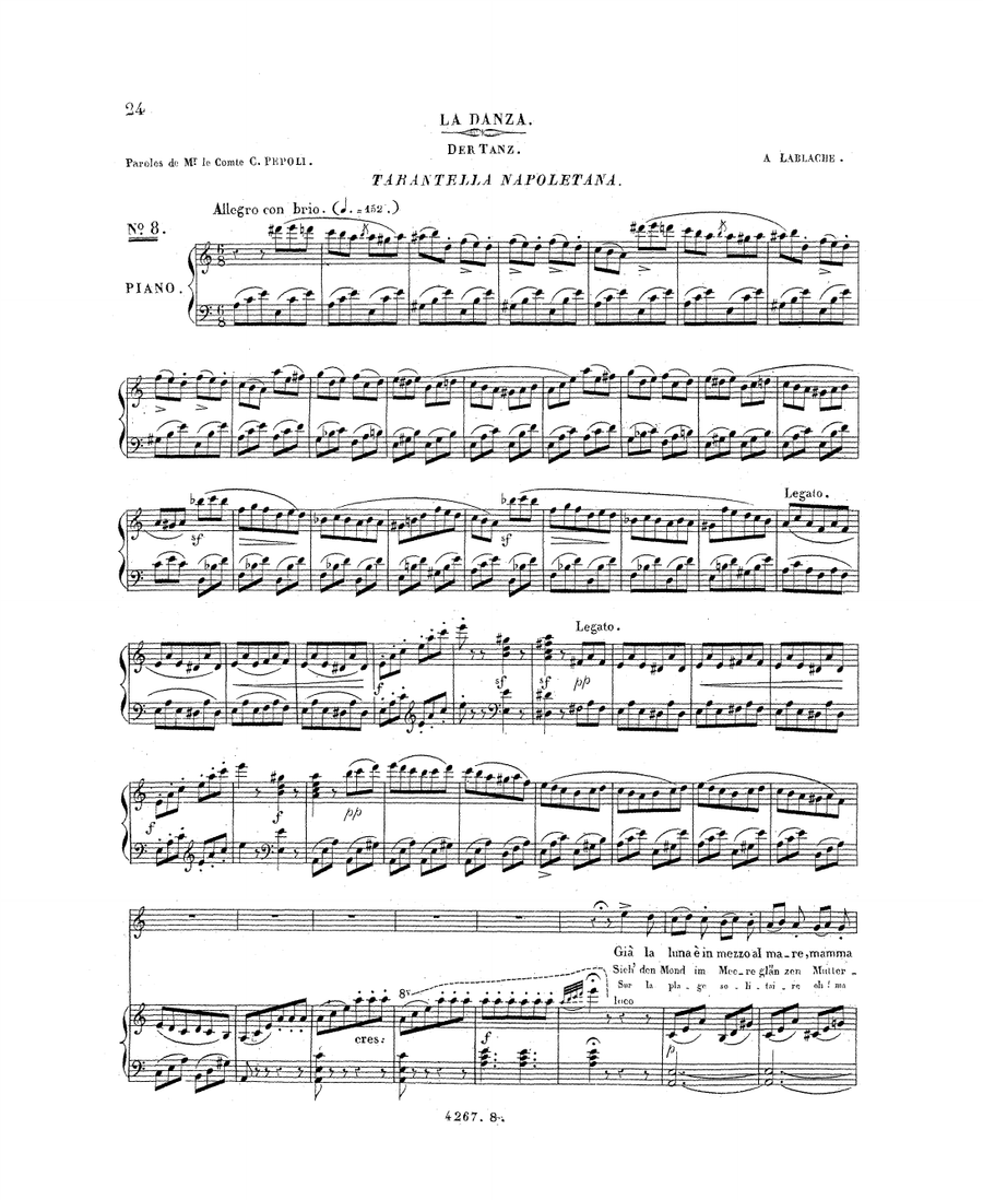 Тарантелла «La Danza»