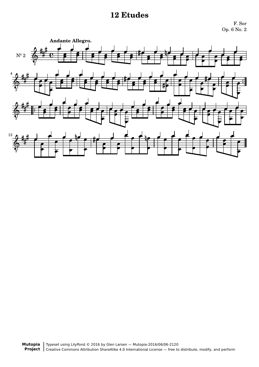 12 этюдов, №2, Op. 6