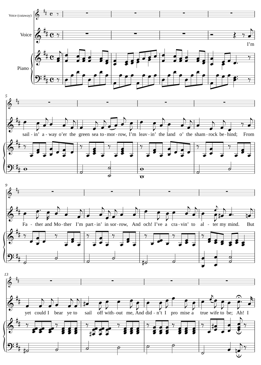 Прощание с Эрином (Farewell to Erin)