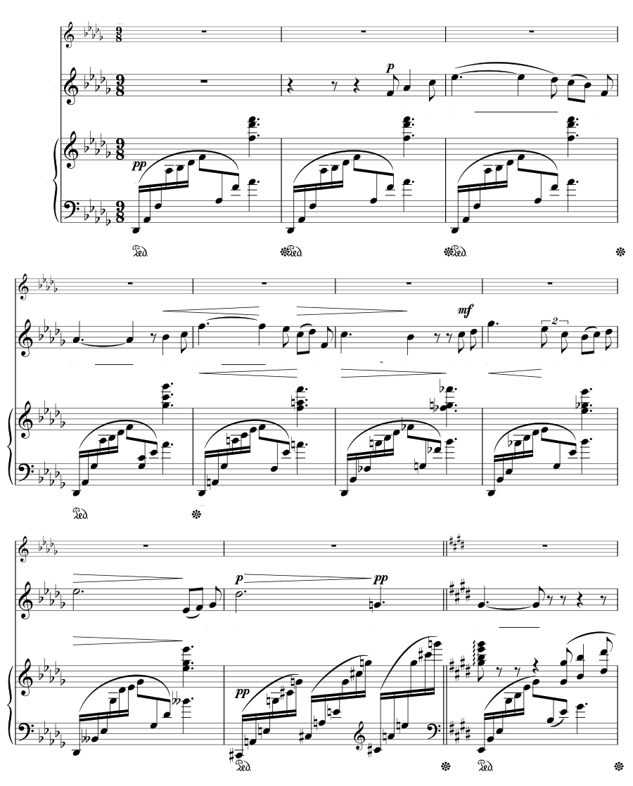 Шлю сердце моё к тебе! (I Send My Heart up to Thee!). 3 песни на стихи Браунинга, соч. 44