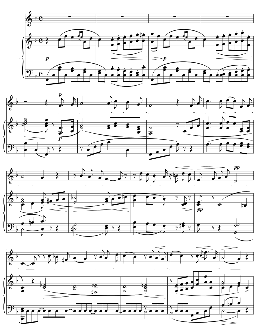 Старинная песня (Vieille chanson). 20 мелодий, соч. 21