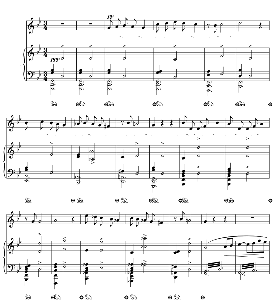 Песня безумца (La chanson du fou). 20 мелодий, соч. 21