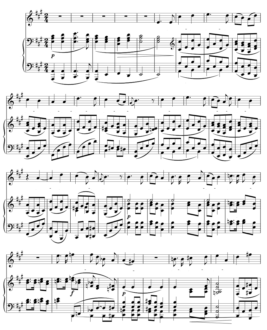 По-венгерски (Magyarisch). 4 песни, соч. 46