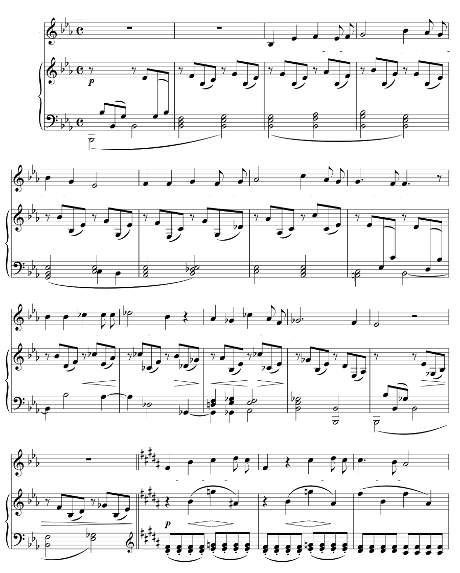 Майская ночь (Die Mainacht). 4 песни, соч. 43