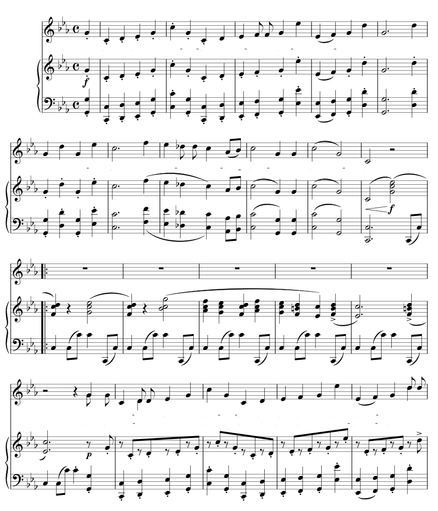 Песня о господине фон Фалькенштейне (Das Lied vom Herrn von Falkenstein). 4 песни, соч. 43