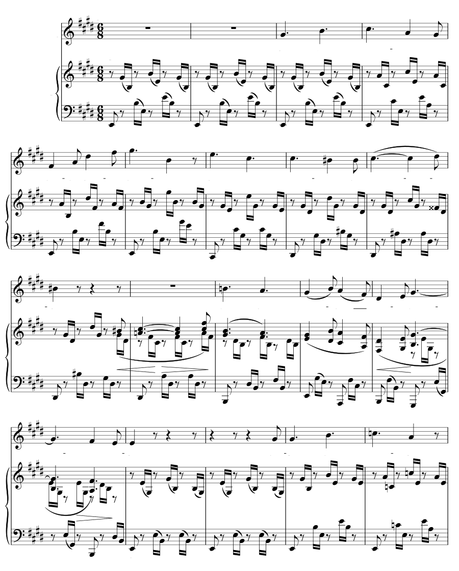 К фиалке (An ein Veilchen). 5 песен, соч. 49
