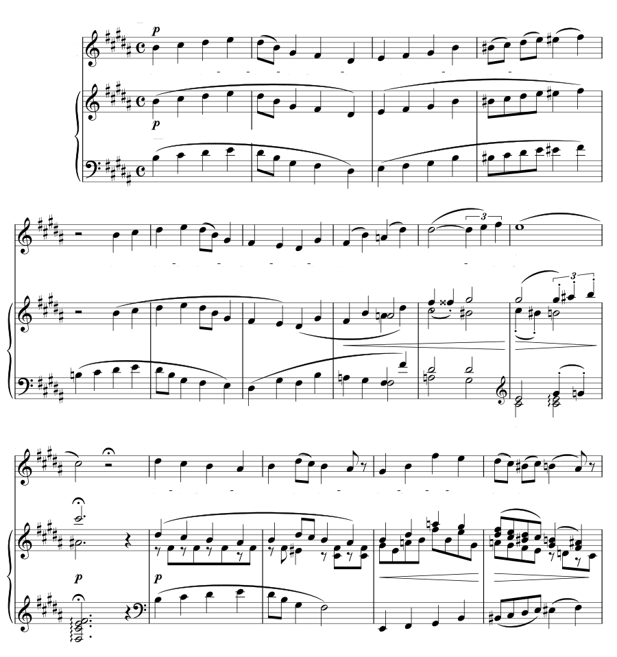 Любовь и весна I (Liebe und Frühling I). 6 песен, соч. 3