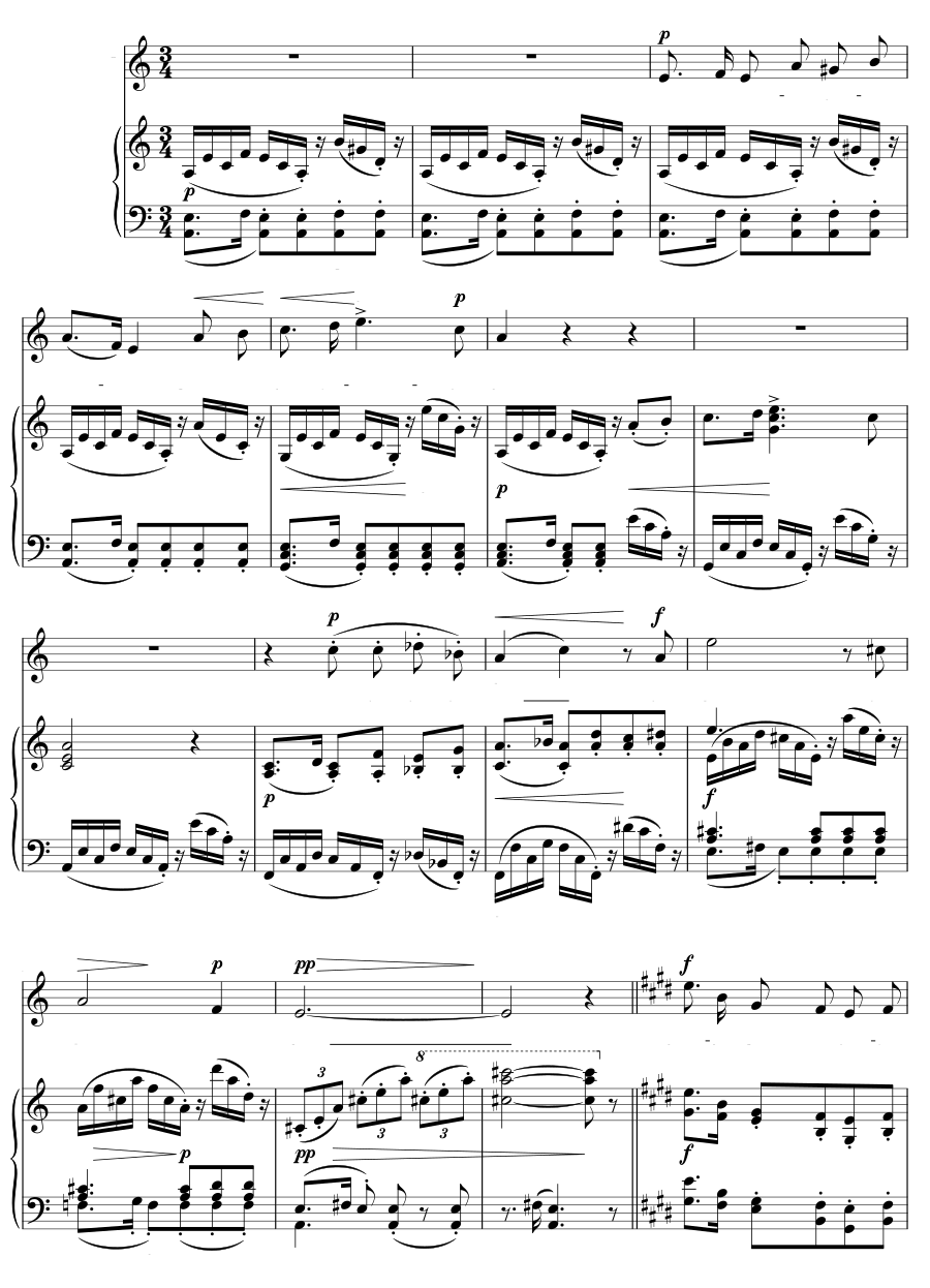Испанская песня (Spanisches Lied). 6 песен, соч. 6