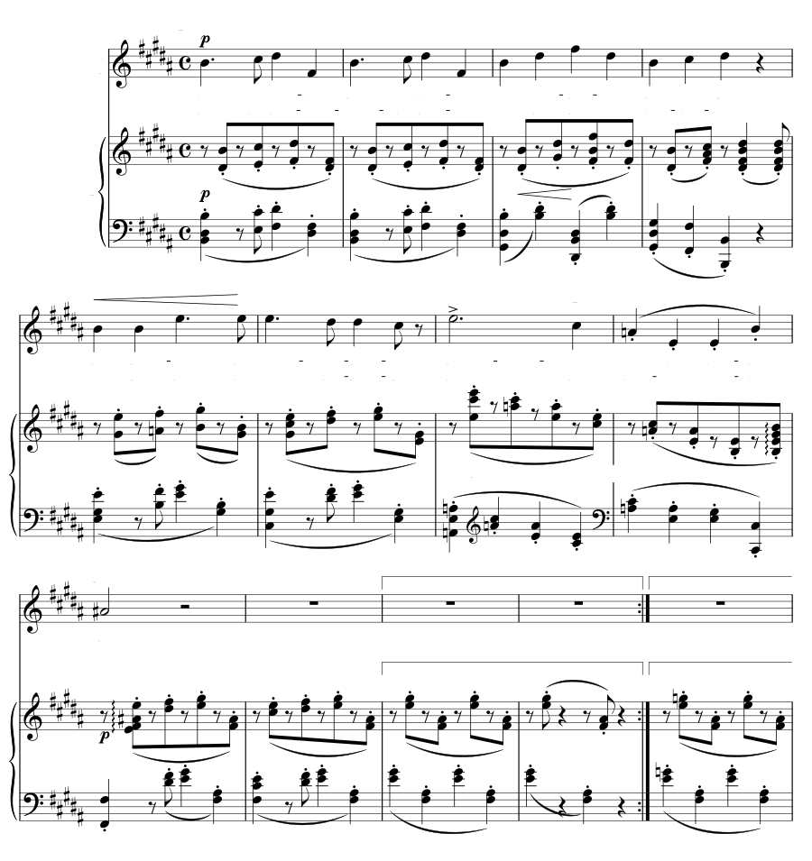 Как облако вслед за солнцем (Wie die Wolke nach der Sonne). 6 песен, соч. 6