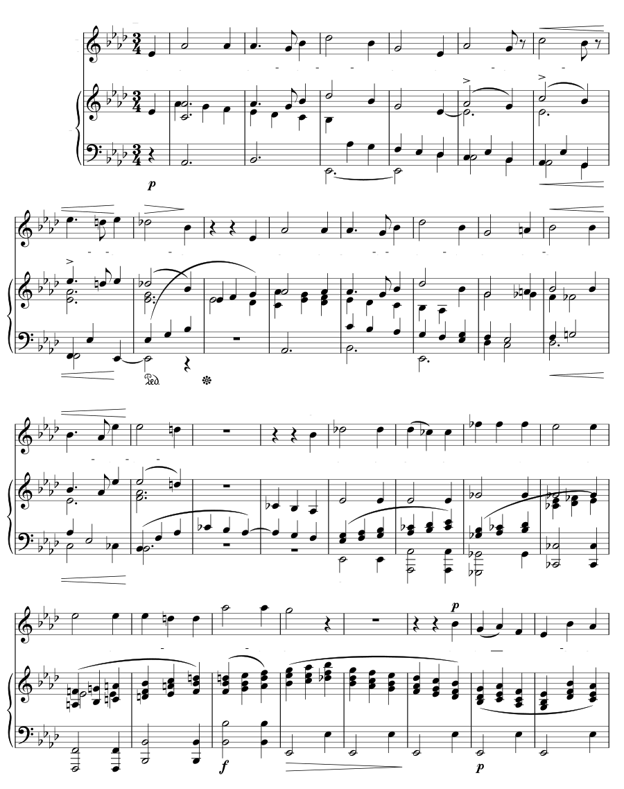 Сонет (Ein Sonett). 8 песен и романсов, соч. 14