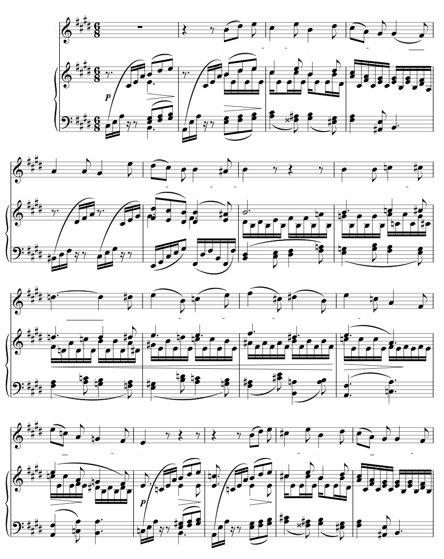 Пусть порой блеснёт и кроткий свет (Strahlt zuweilen auch ein mildes Licht). 8 песен и напевов, соч. 57