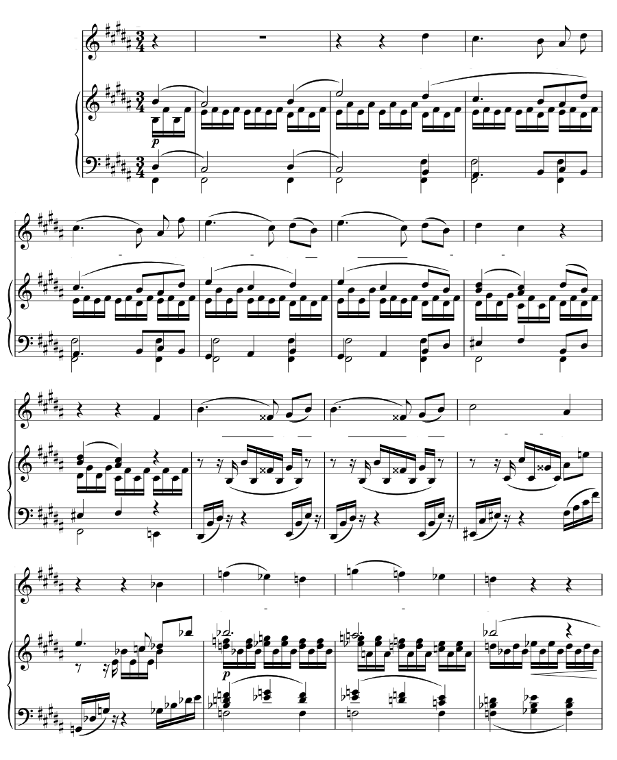 Нить, где жемчуг к жемчугу (Die Schnur, die Perl an Perle). 8 песен и напевов, соч. 57