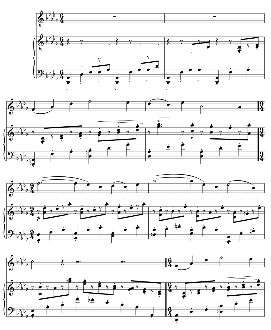 Во время дождя (Während des Regens). 8 песен и напевов, соч. 58