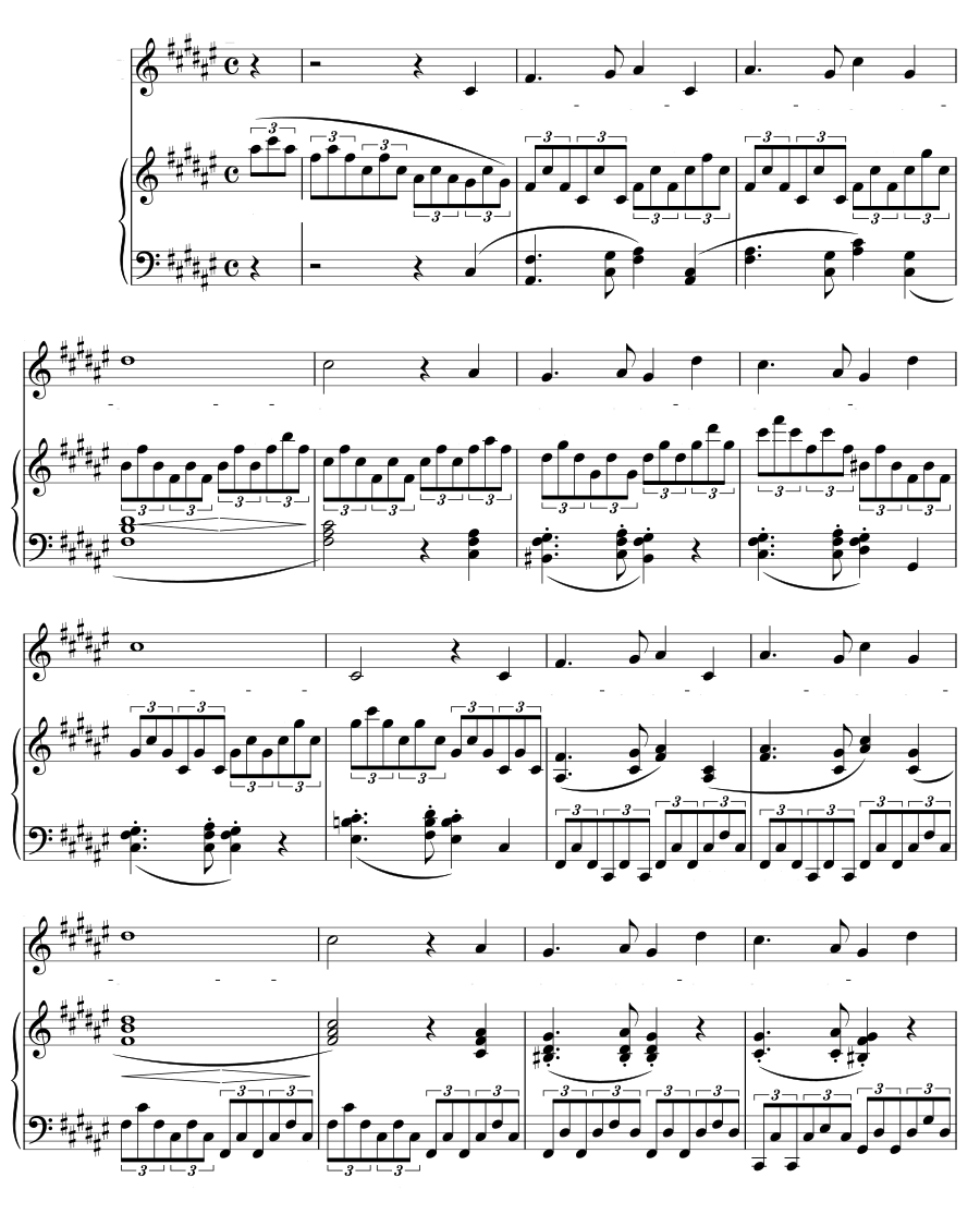 О, приди, отрадная летняя ночь (O komme, holde Sommernacht). 8 песен и напевов, соч. 58