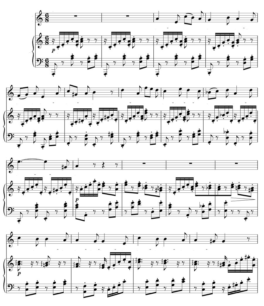 Серенада (Serenade). 8 песен и напевов, соч. 58