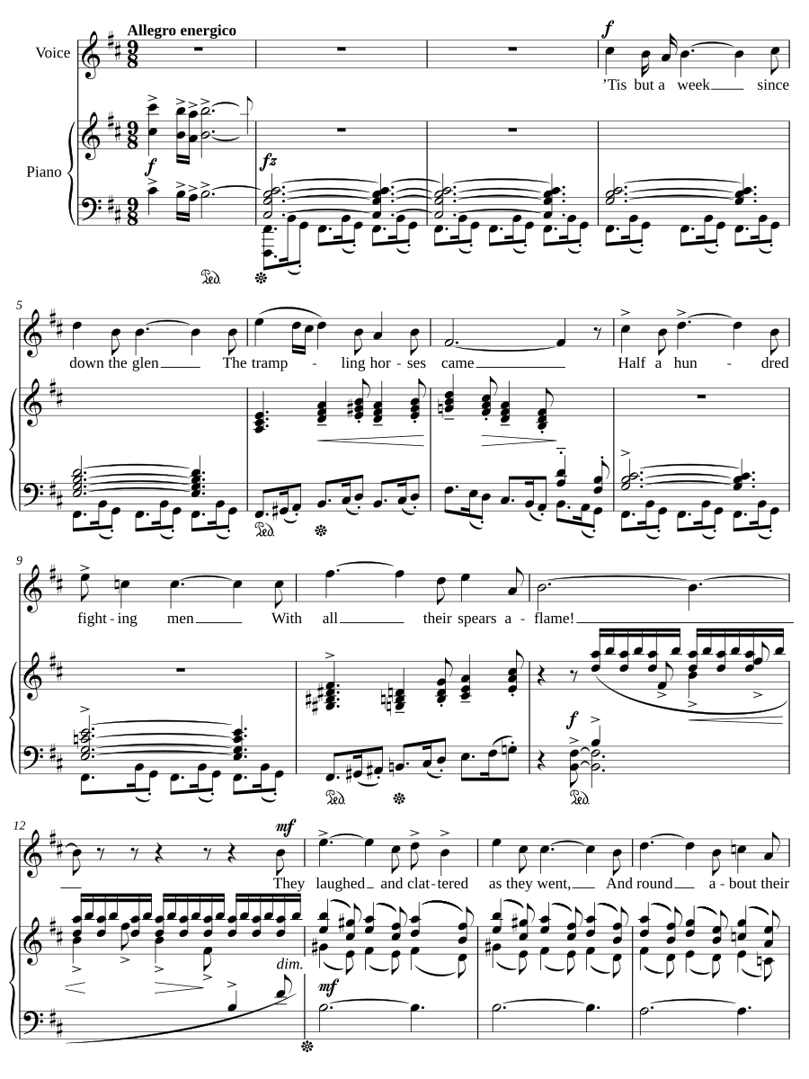 Прошла всего неделя (’Tis but a Week, H.146)