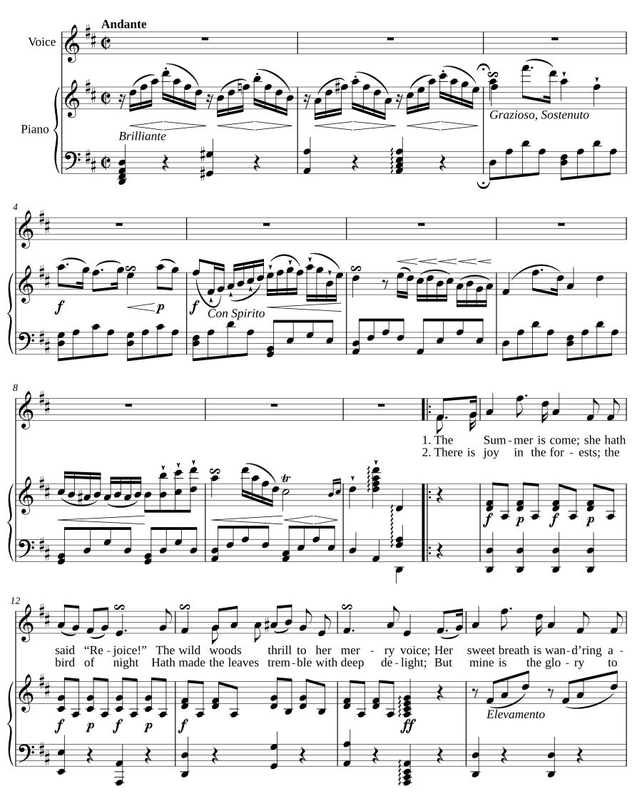 Песня жаворонка (The Song of the Skylark)