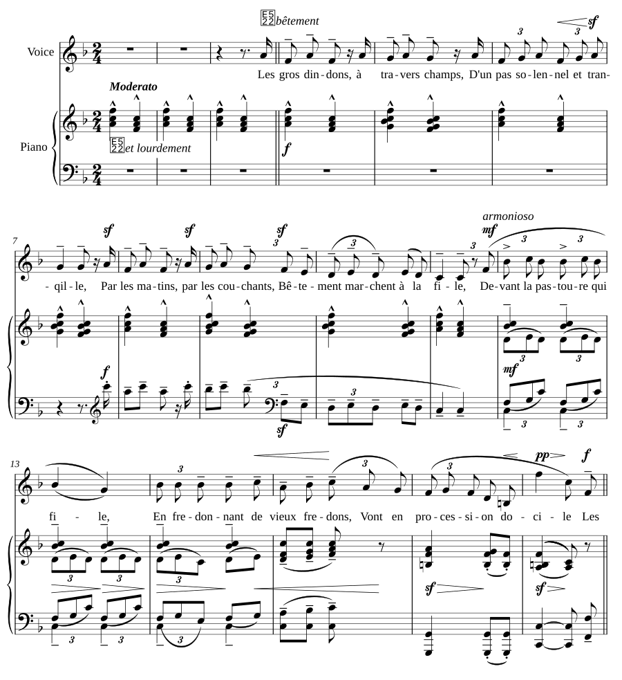 Баллада о жирных индюках (Ballade des gros dindons)