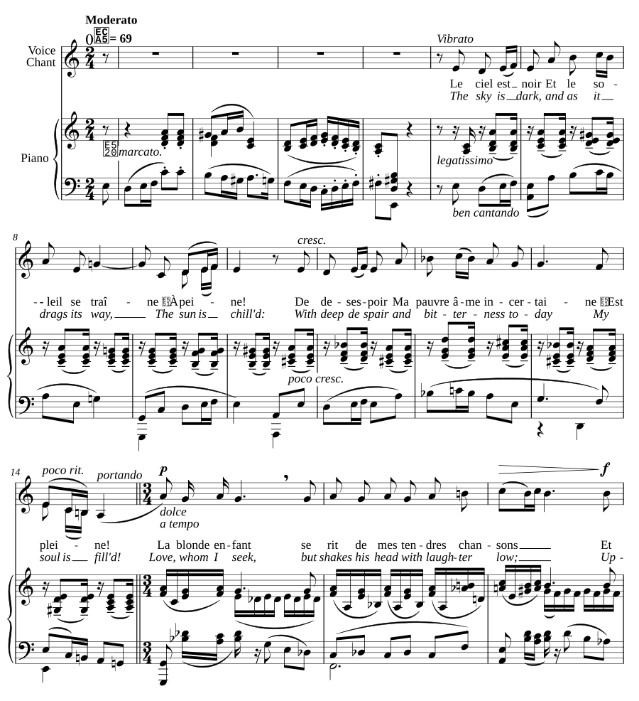 Гренландская песня (Chanson groënlandaise)