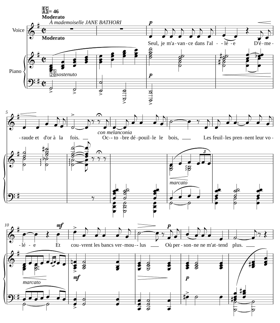Аллея изумруда и золота (L’allée d’émeraude et d’or)