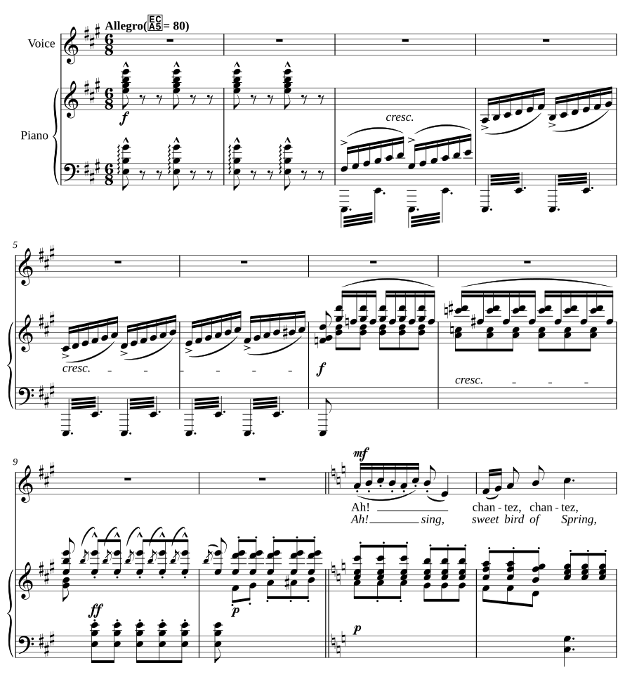 Лето (L’été)