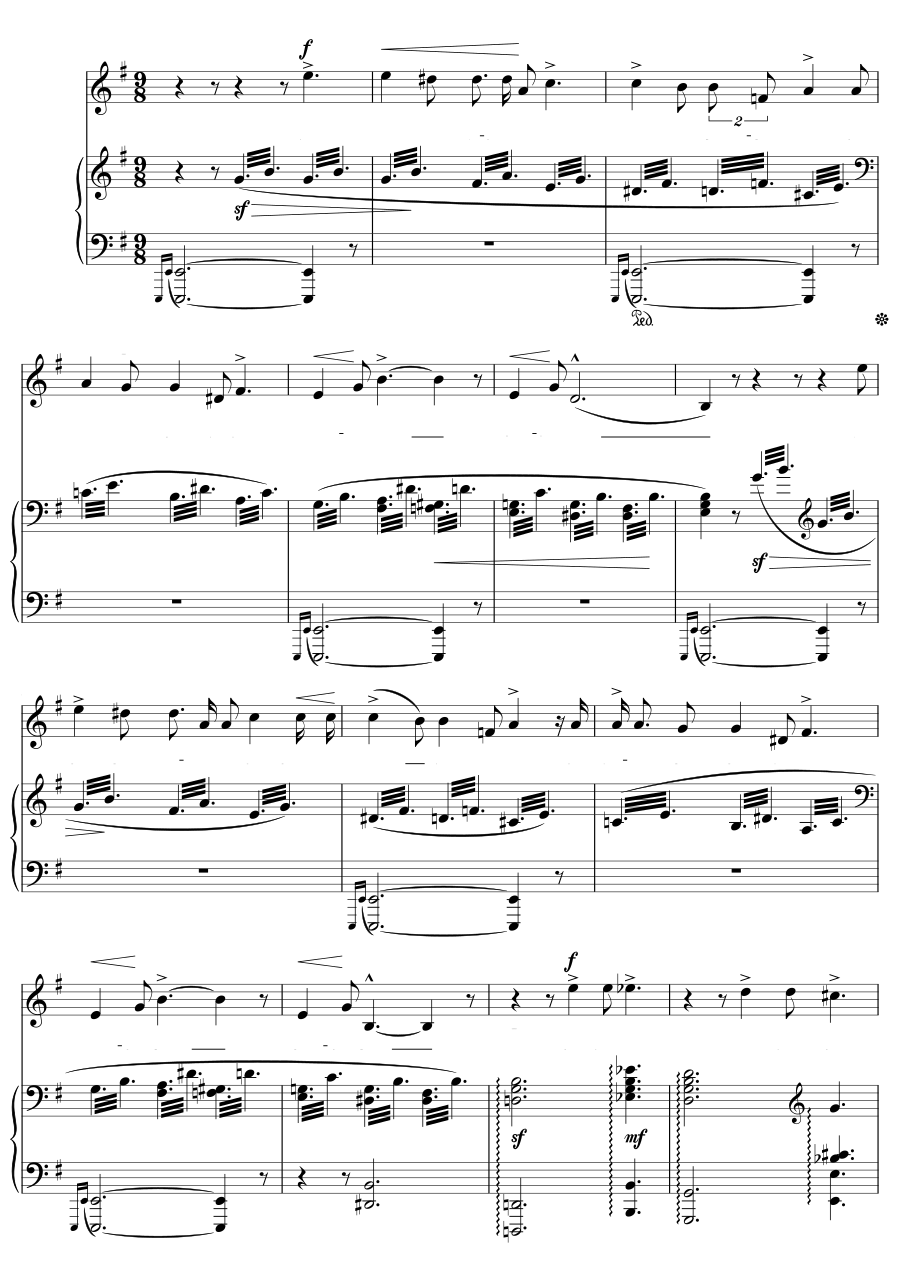 О, что идёт по морю (Oh what comes over the Sea). 6 песен скорби, соч. 57