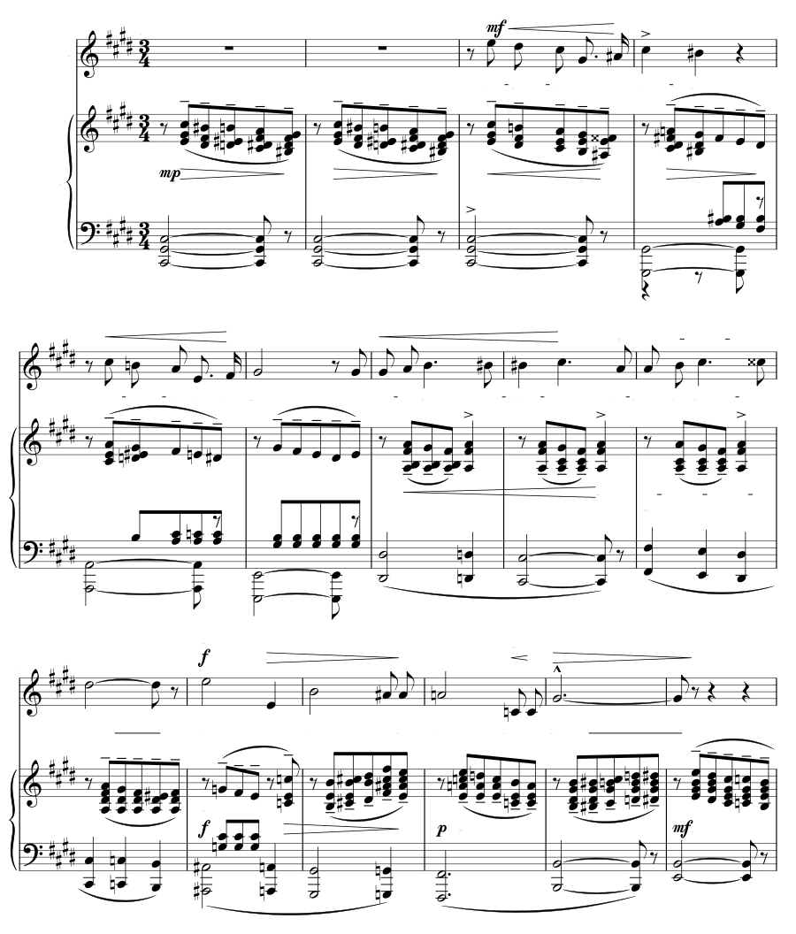 Не помня о розах (Unmindful of the Roses). 6 песен скорби, соч. 57