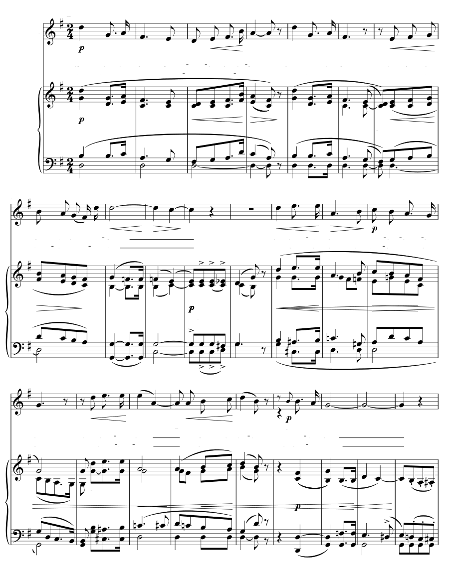Ночью (Nachts). 6 песен, соч. 1
