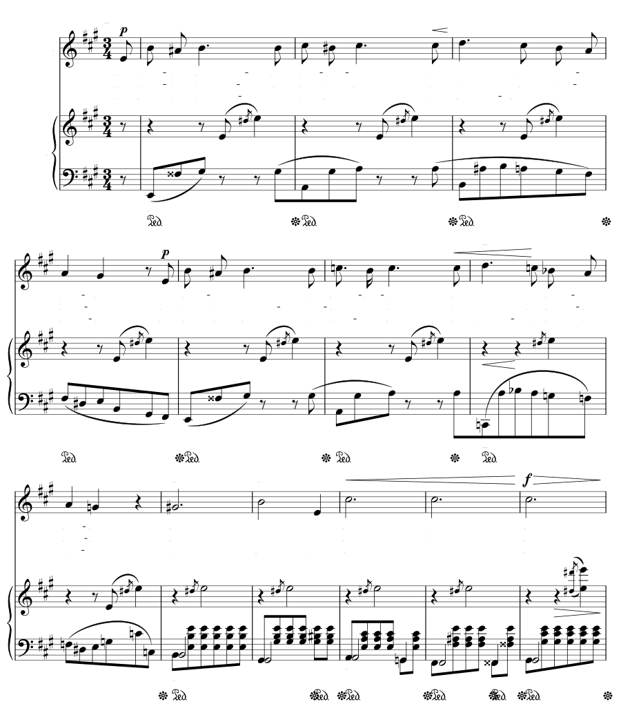 Думаешь ли ты обо мне? (Denkst du an mich?). 6 песен, соч. 1