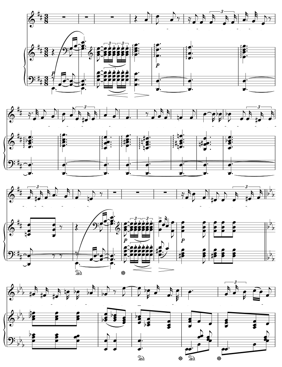 Поручение (Auftrag). 6 песен, соч. 5