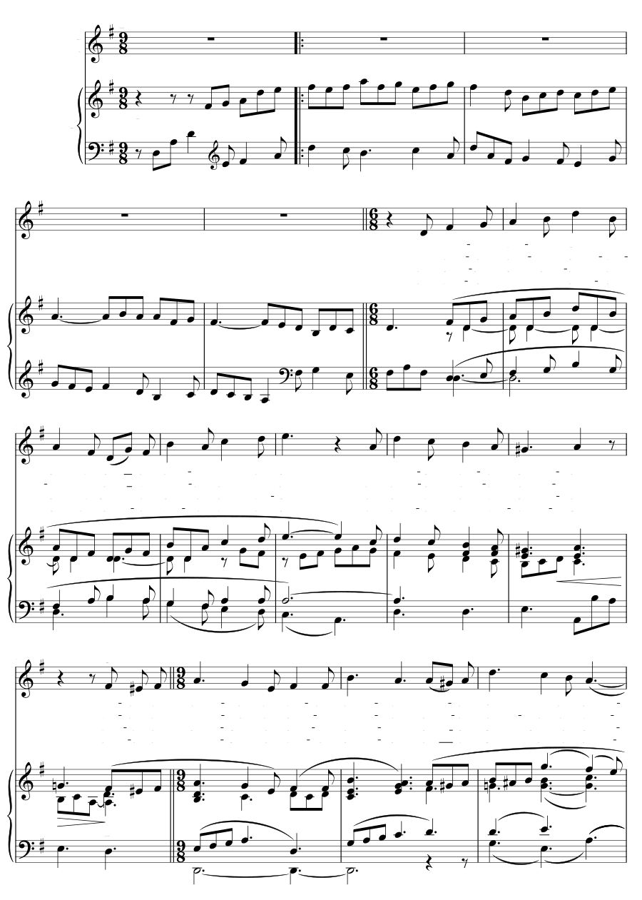 Пастухи (Die Hirten). Рождественские песни, соч. 8