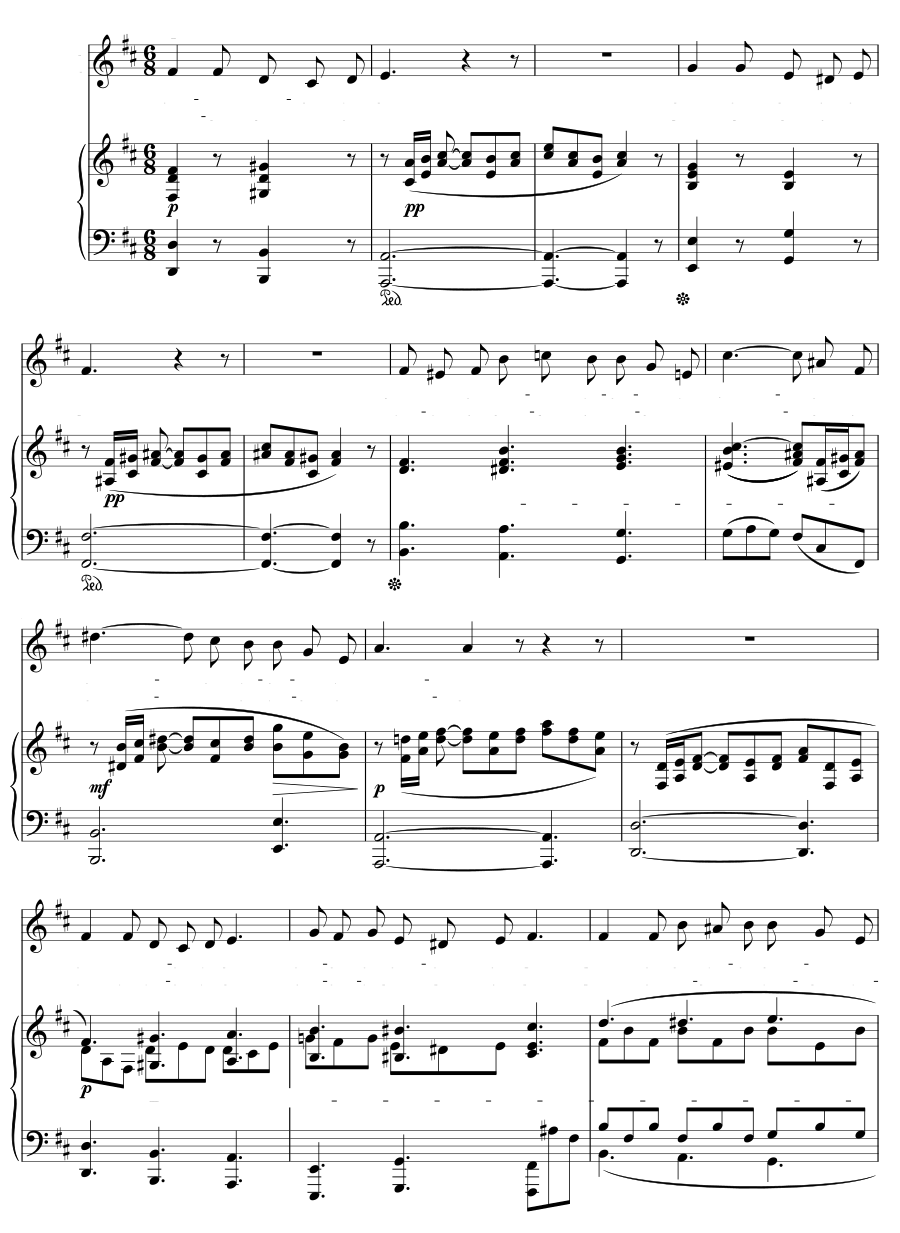 Пастухи (Die Hirten). Рождественские песни, соч. 8 [2]