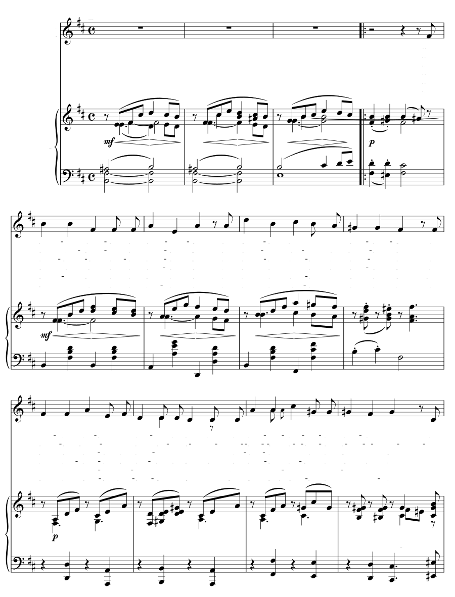 Волхвы (Die Könige). Рождественские песни, соч. 8