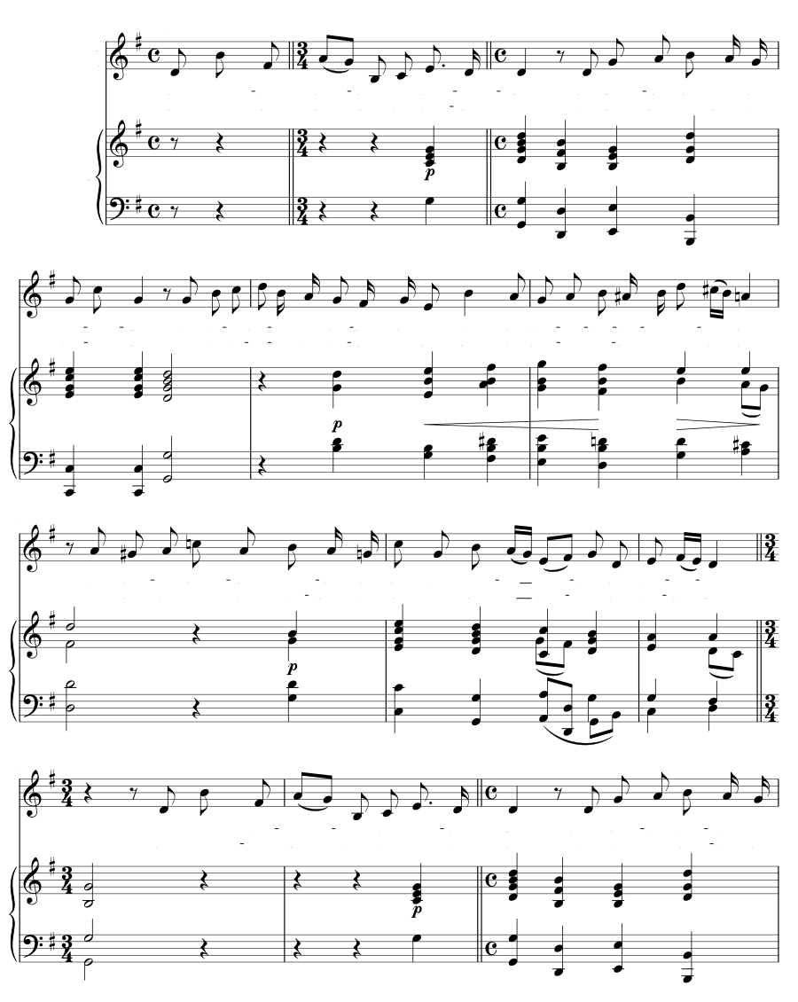 Волхвы (Die Könige). Рождественские песни, соч. 8 [2]