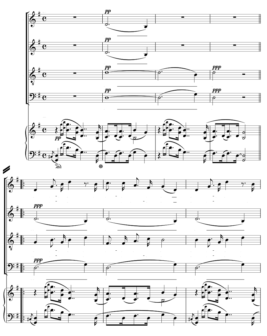 Старинная колыбельная (An old Cradle Song). 8 новых детских песенок, соч. 23