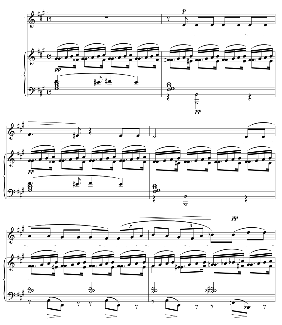 Гробница наяд (Le Tombeau des Naïades). Три песни Билитис
