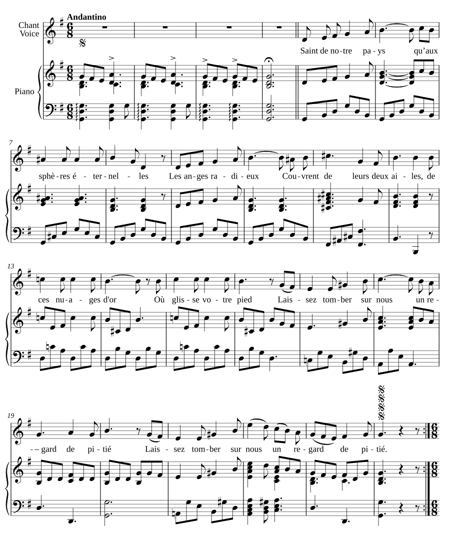 Молитва пахарей (Prière des laboureurs)