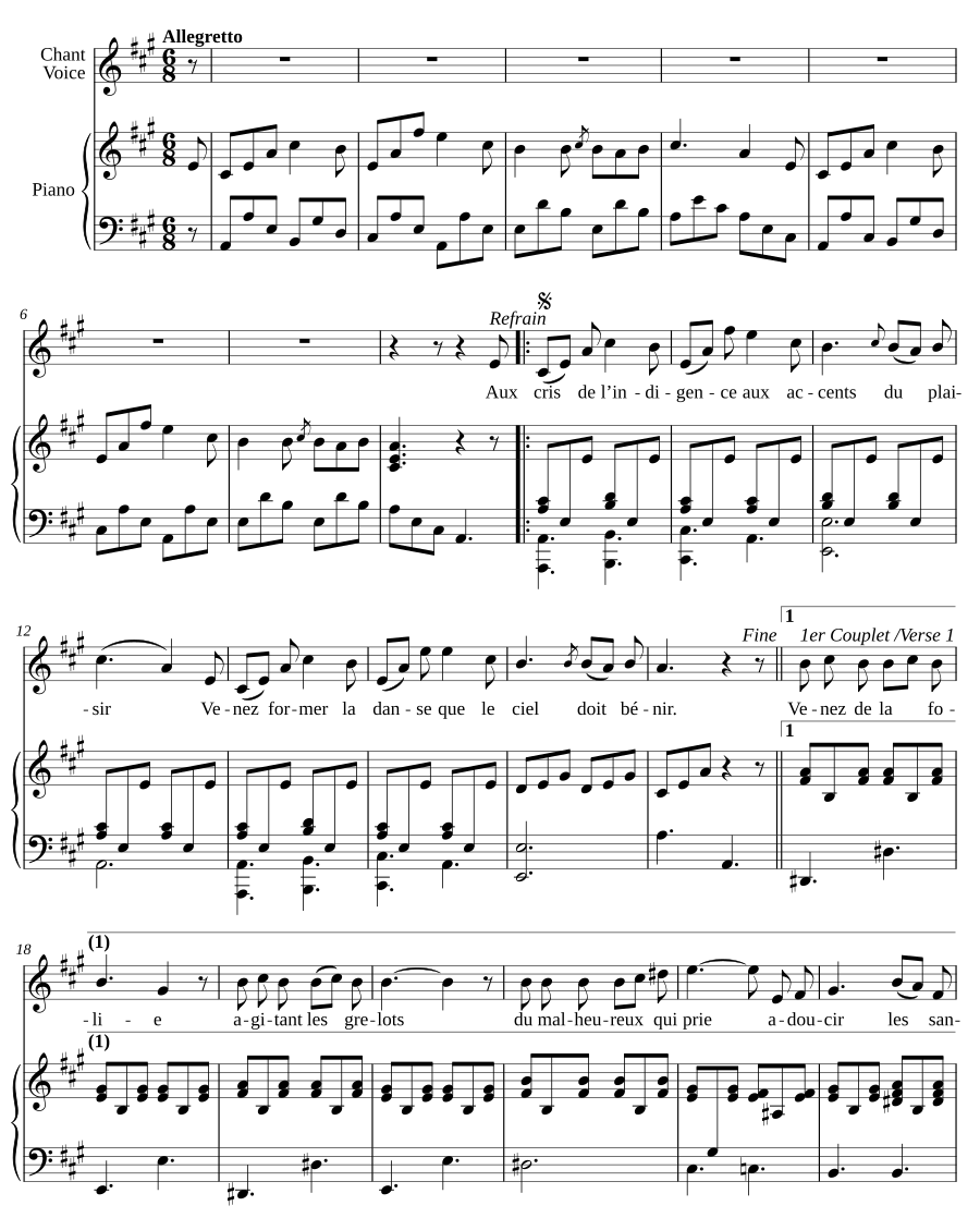 Хоровод бедняков (Ronde des pauvres)