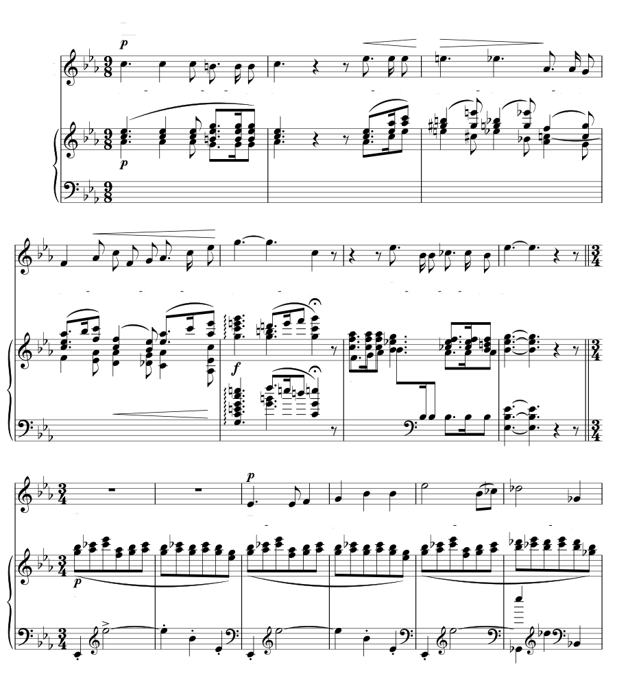 Терпи, потерпи немного (Dulde, gedulde dich fein). 4 песни, соч. 11