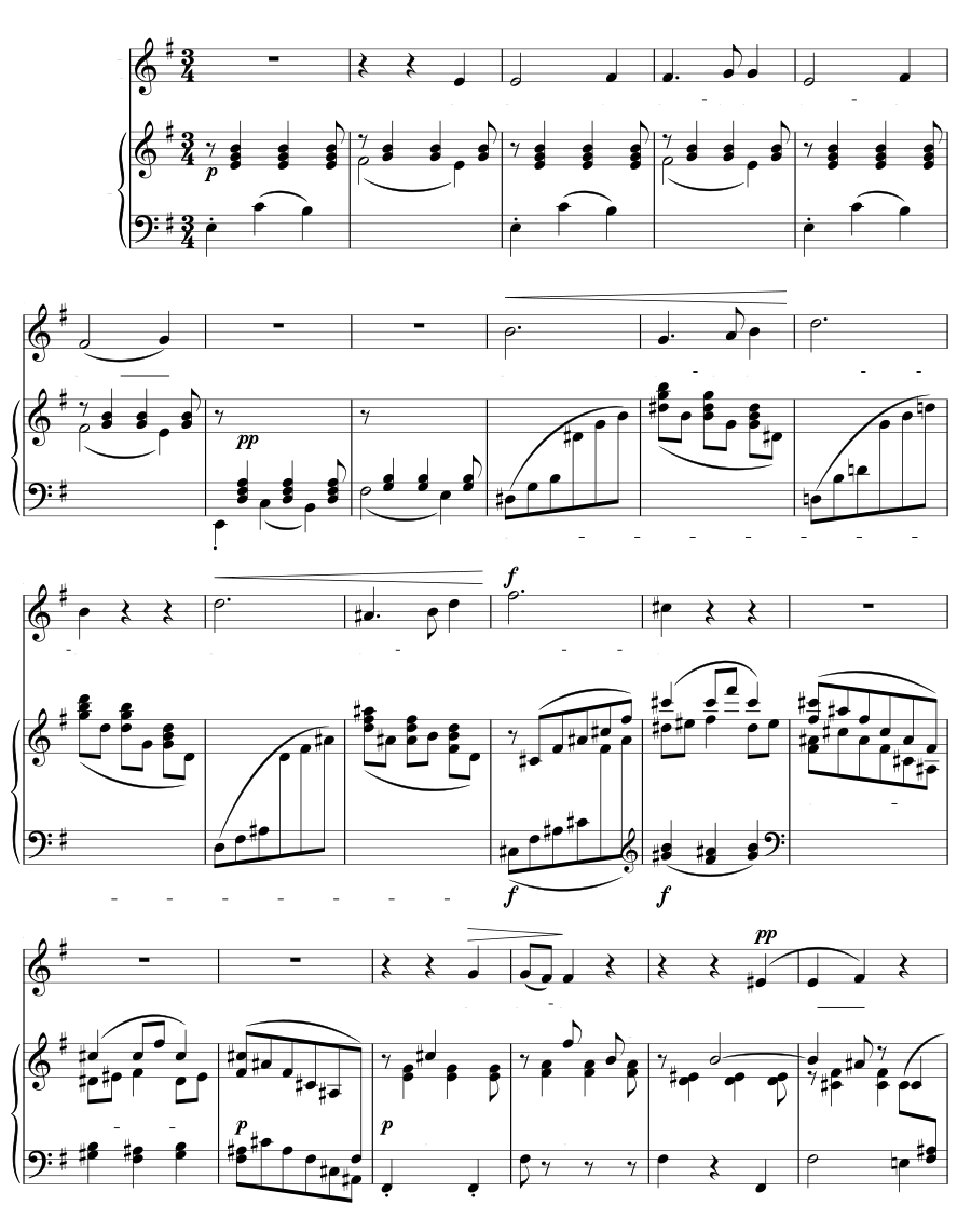 Шёл я лесом старой тропой (Ich ging im Walde den alten Steig). 5 песен, соч. 4