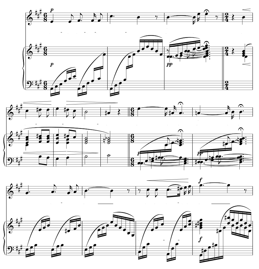 Я думаю, милый мой… (Ich glaub’, lieber Schatz...). 5 песен, соч. 6
