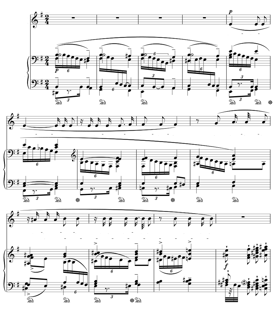 Говори (Sprich). Песни далёкой памяти, посмертное соч.