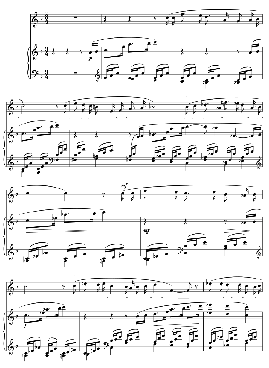 Роза (La rose). 4 песни, соч. 51