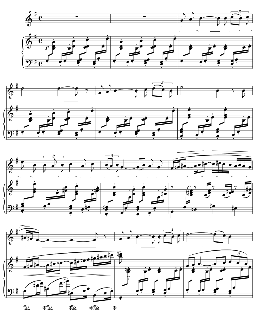 Мандолина (Mandoline). Пять мелодий, соч. 58
