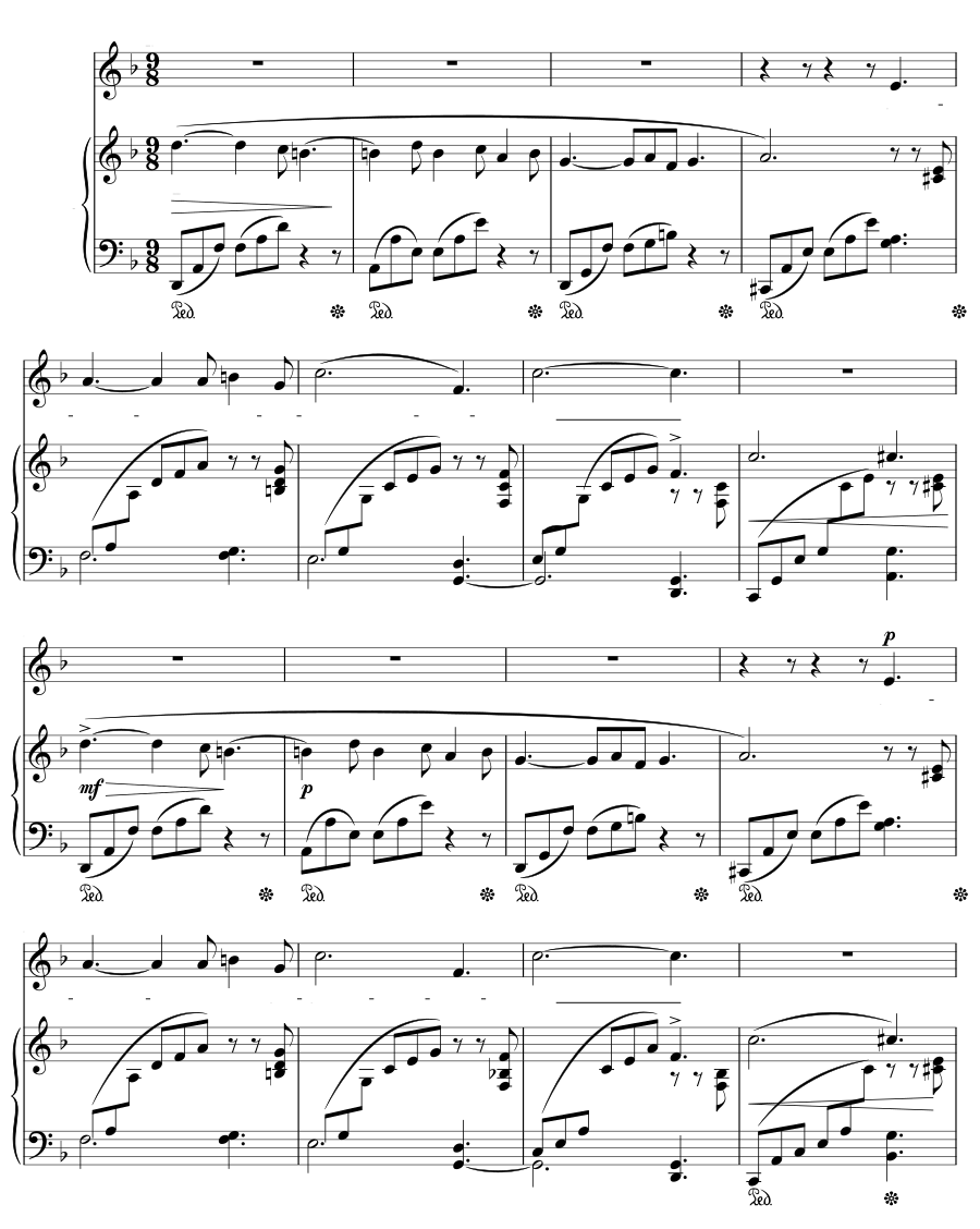 К Климене (A Clymène). Пять мелодий, соч. 58
