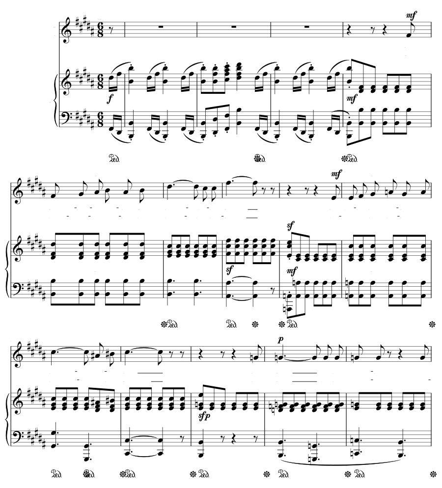 Охотничья песня (Jagdlied). 12 песен, соч. 1
